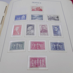 Collection timbres de France 1939-1959 neuf** en album Leuchtturm.