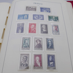 Collection timbres de France 1939-1959 neuf** en album Leuchtturm.