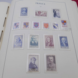 Collection timbres de France 1939-1959 neuf** en album Leuchtturm.