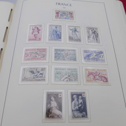 Collection timbres de France 1939-1959 neuf** en album Leuchtturm.