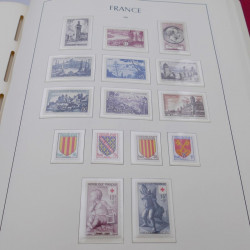 Collection timbres de France 1939-1959 neuf** en album Leuchtturm.