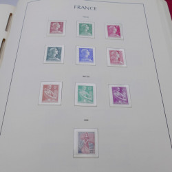 Collection timbres de France 1939-1959 neuf** en album Leuchtturm.