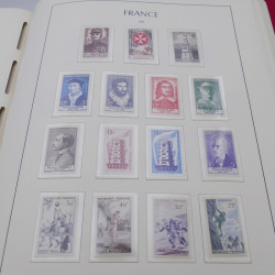 Collection timbres de France 1939-1959 neuf** en album Leuchtturm.