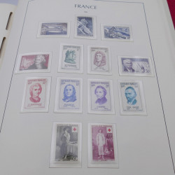 Collection timbres de France 1939-1959 neuf** en album Leuchtturm.