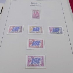 Collection timbres de France 1939-1959 neuf** en album Leuchtturm.