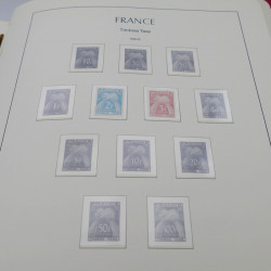 Collection timbres de France 1939-1959 neuf** en album Leuchtturm.