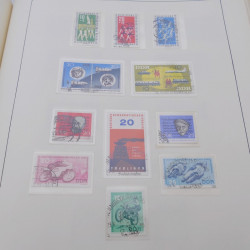 Collection timbres d'Allemagne Orientale 1945-1965 oblitérés en album Schaubek.