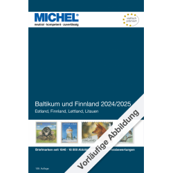 Catalogue de cotation Michel timbres des régions baltiques et Finlande 2024-2025.