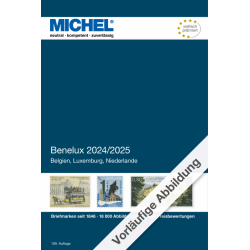 Catalogue de cotation Michel timbres de Benelux 2024-2025.