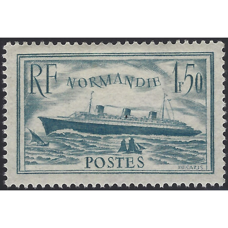 Normandie timbre de France N°300 neuf*.