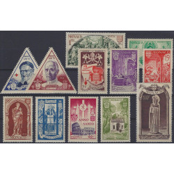 Monaco Année Sainte timbres N°353-364 série neuf**.