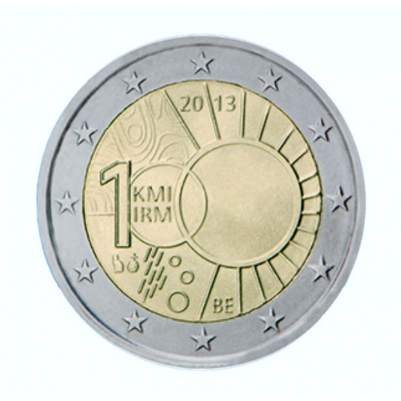 2 euros commémorative Belgique 2013 - IRM.