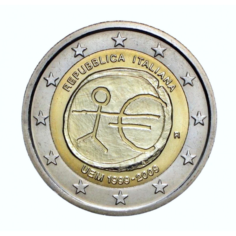 2 euros commémorative Italie 2009 - UEM.