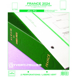 Jeux FO timbres de France 2024 premier semestre.