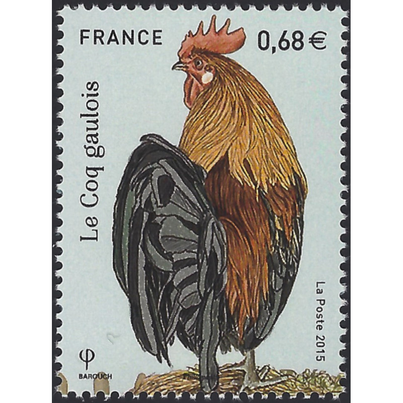 Coq gaulois timbre de France N°5007 neuf**.