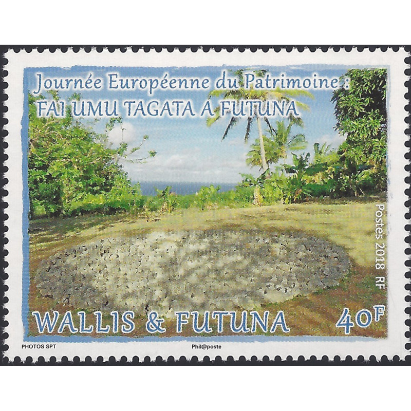 Journée du patrimoine timbre de Wallis et Futuna N°896 neuf**.