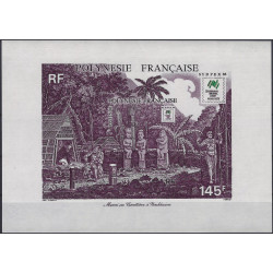 Sydpex 88 bloc-feuillet de timbres Polynésie Française N°14 neuf**.