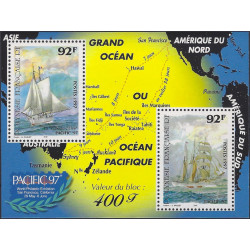 Pacific'97 bloc-feuillet de timbres Polynésie Française N°22 neuf**.