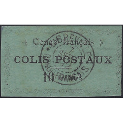 Congo français timbre colis postal N°1 oblitéré.