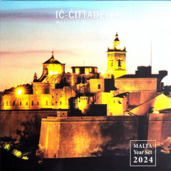 Série Euro Malte 2024 coffret BU - Citadelle de Gozo.