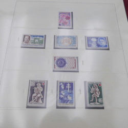 Collection timbres de France 1958-1969 neuf** complète en album Safe.