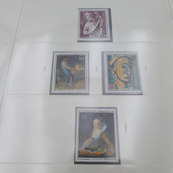 Collection timbres de France 1970-1977 neuf** complète en album Safe.