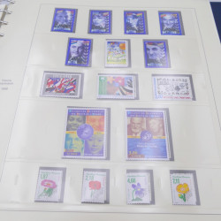 Collection timbres de France 1998-2001 neuf** complète en album Safe.