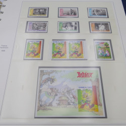 Collection timbres de France 1998-2001 neuf** complète en album Safe.