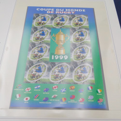 Collection timbres de France 1998-2001 neuf** complète en album Safe.