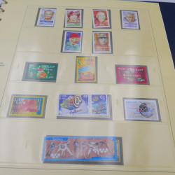 Collection timbres de France 1998-2001 neuf** complète en album Safe.