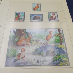 Collection timbres de France 1998-2001 neuf** complète en album Safe.