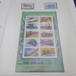 Collection timbres de France 1998-2001 neuf** complète en album Safe.