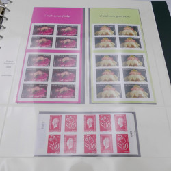 Collection timbres de France 2005-2007 neuf** complète en album Safe.