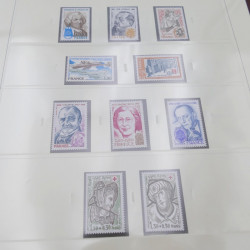 Collection timbres de France 1978-1984 neuf** complète en album Safe.