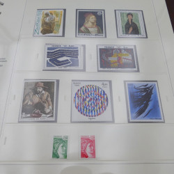 Collection timbres de France 1978-1984 neuf** complète en album Safe.