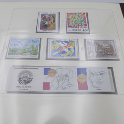 Collection timbres de France 1978-1984 neuf** complète en album Safe.