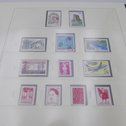 Collection timbres de France 1992-1997 neuf** complète en album Safe.