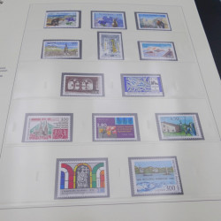 Collection timbres de France 1992-1997 neuf** complète en album Safe.