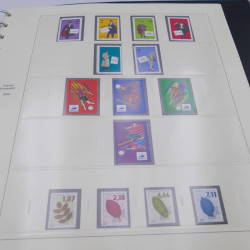 Collection timbres de France 1992-1997 neuf** complète en album Safe.