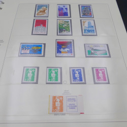 Collection timbres de France 1992-1997 neuf** complète en album Safe.