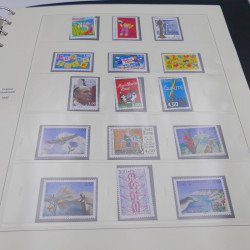 Collection timbres de France 1992-1997 neuf** complète en album Safe.