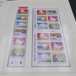 Collection timbres de France 1992-1997 neuf** complète en album Safe.