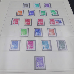 Collection timbres de France 1992-1997 neuf** complète en album Safe.