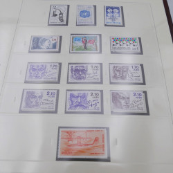 Collection timbres de France 1985-1991 neuf** complète en album Safe.