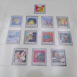 Collection timbres de France 1985-1991 neuf** complète en album Safe.