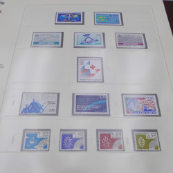 Collection timbres de France 1985-1991 neuf** complète en album Safe.