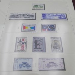 Collection timbres de France 1985-1991 neuf** complète en album Safe.