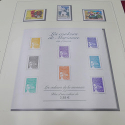 Collection timbres de France 2002-2004 neuf** complète en album Safe.