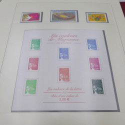 Collection timbres de France 2002-2004 neuf** complète en album Safe.