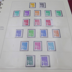 Collection timbres de France 2002-2004 neuf** complète en album Safe.